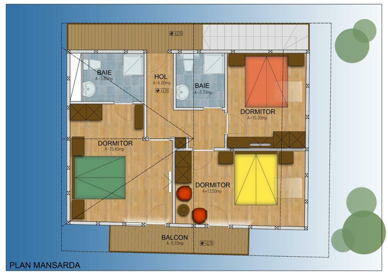 Casa Bella Villa Rîşnov Exteriör bild